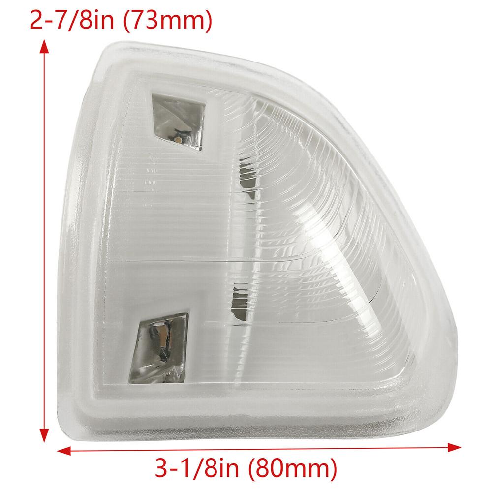 1 пара фонарей указателей поворота боковых зеркал с прозрачными линзами для 2011-22 RAM 1500 2500 3500