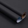 55CM Width Matte Wallpaper Black Waterpoof Vinyl Self-Adhesive Stickers for Wall Furniture Livingroom Contact Paper Home Decor