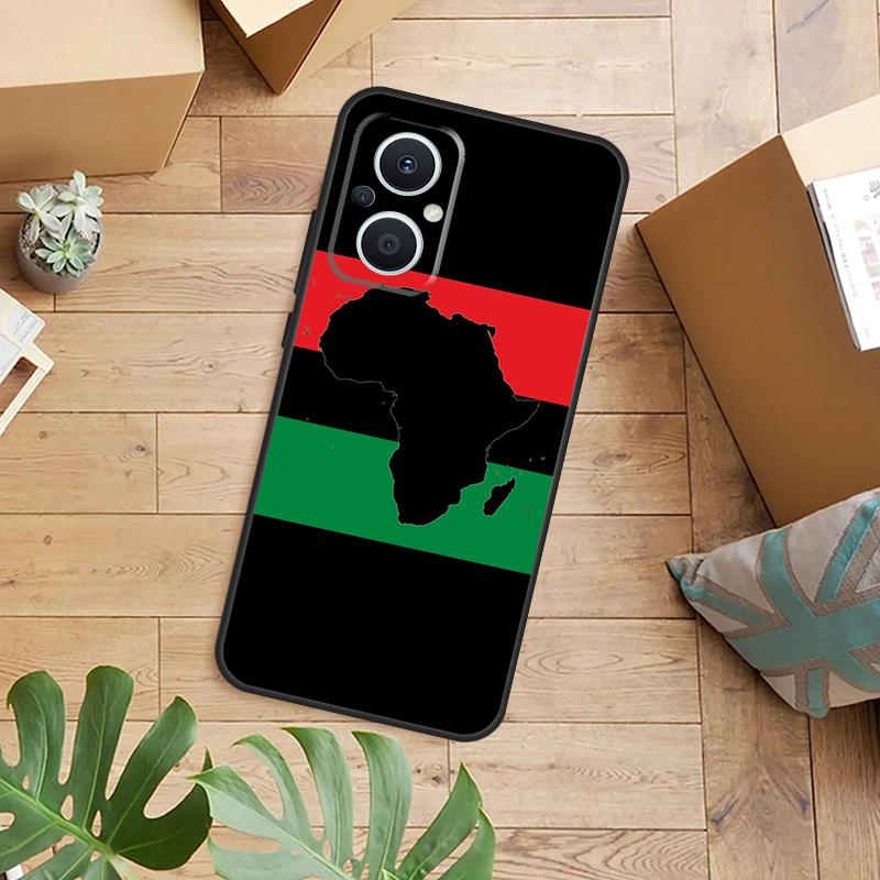 Africa Map Case For OPPO Reno 13F 14F 12F 10 11 12 13 14 Pro 8T 7 8 Lite OPPO Find X9 X6 X5 X8 Pro Cover