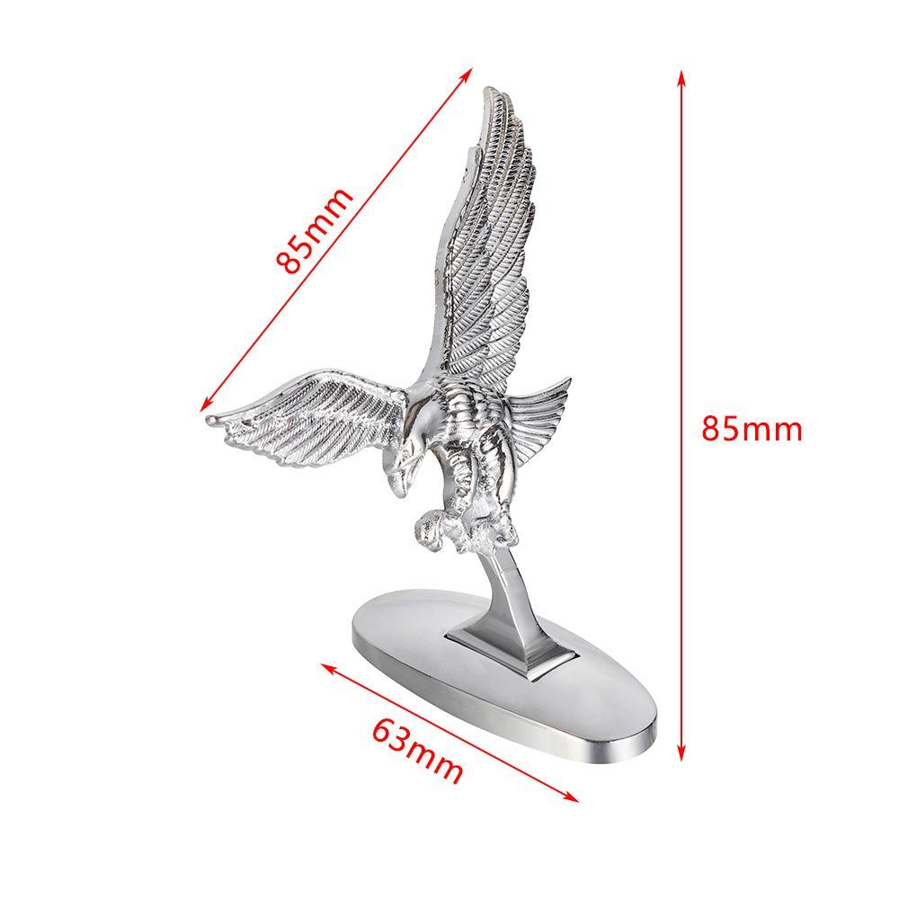 Логотип автомобиля 3D Ангел Орел Передняя крышка автомобиля Хромированный орнамент на капоте для авто Значок багажника Эмблема Наклейка Аксессуары для тюнинга автомобиля
