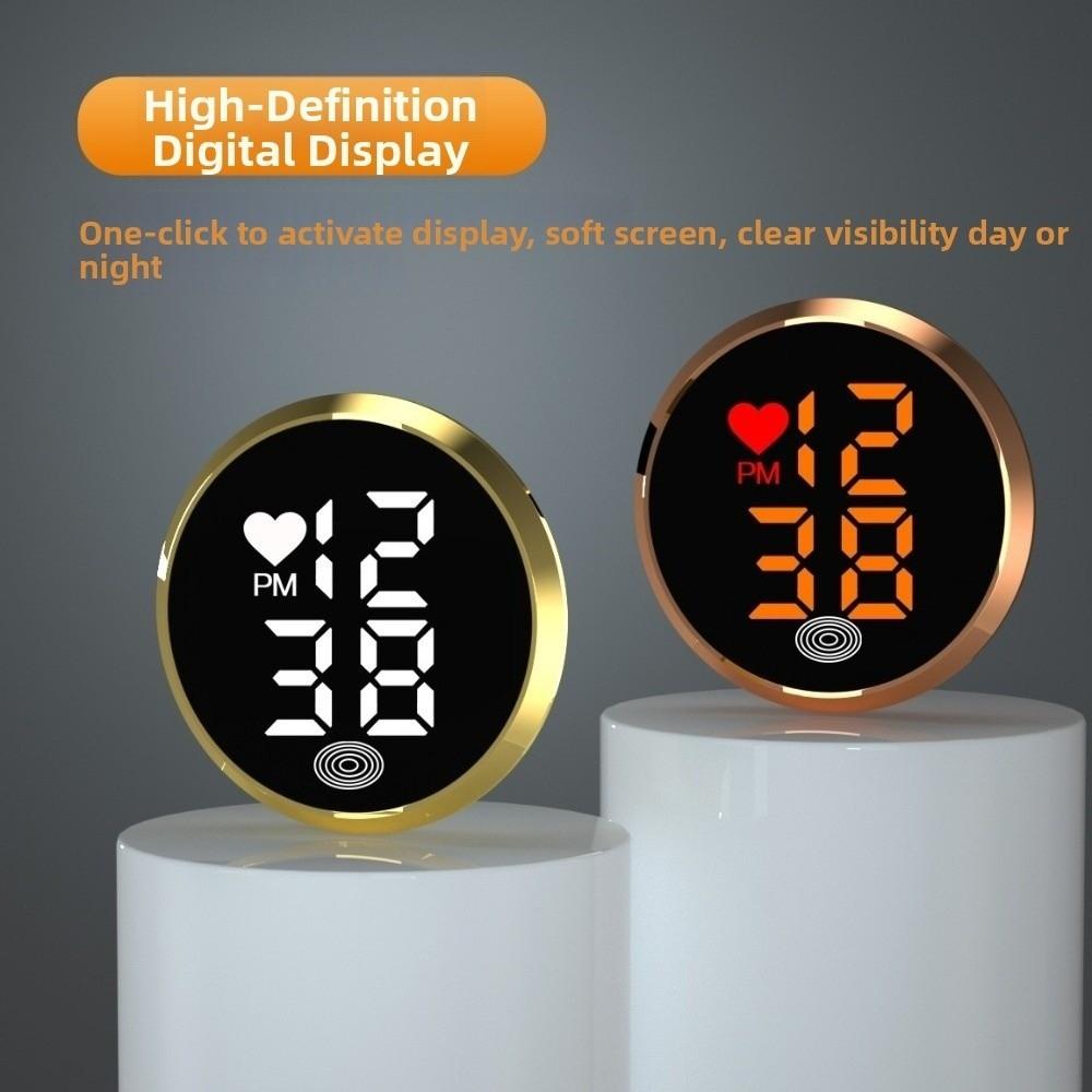 Touch-Activated Car Dashboard Clock Mini LED Electronic Watch Digital Clock Home/Office