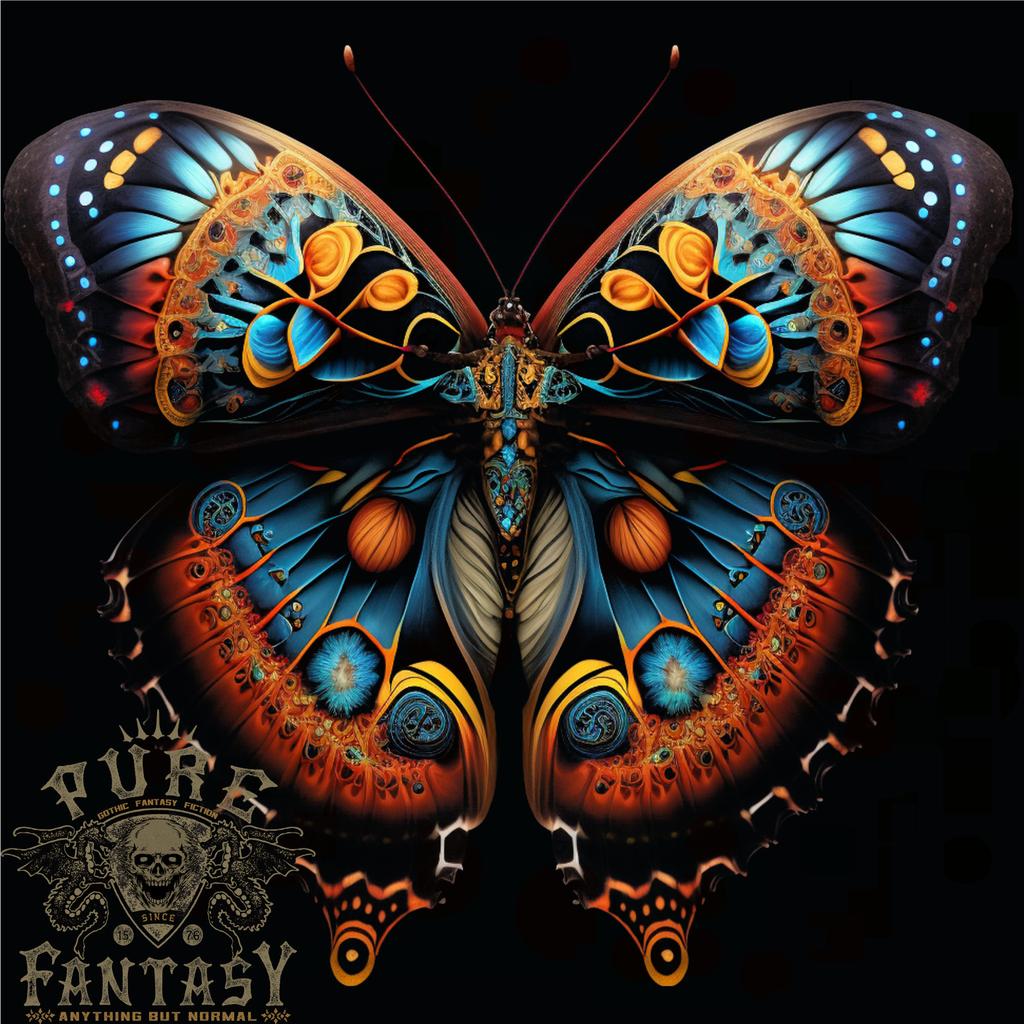 26 Fantasy Butterfly Design Mens T-Shirt 100% Cotton Unisex T-Shirt