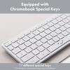 Клавиатура Bluetooth с сертификатом ELECOM WWCB Chromebook, английская (США) цифровая клавиатура, AAA, серая, TK-CB03BPGF-EN (Для ChromeOS, макет, в комплекте, батарейки)