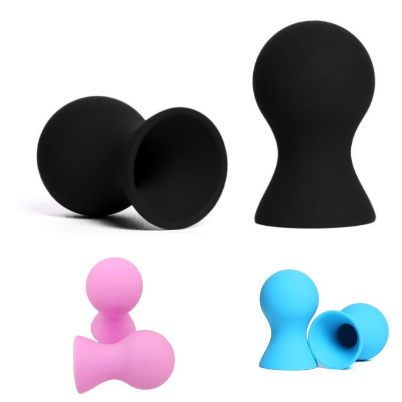 Nipple Clit Sucker Suction Pump Enlarger For Adult Toys Foreplay Flirting Mini Pair