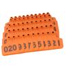 Animal Ear Tag Thick 01 To 100 Number Easy Identification Plastic Livestock Ear Tags for Cattle