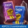 NOX Delayed Condoms for Men 40pcs Lubricating Ultra Thin Large Particles or Smooth Penis Sleeve Sex Toy