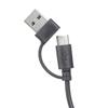 USB Type C To DC3.5x1.35mm Power Cord With On Off Switches 5V Charging Cable For LED Strips Desk Lamps Fan 120cm