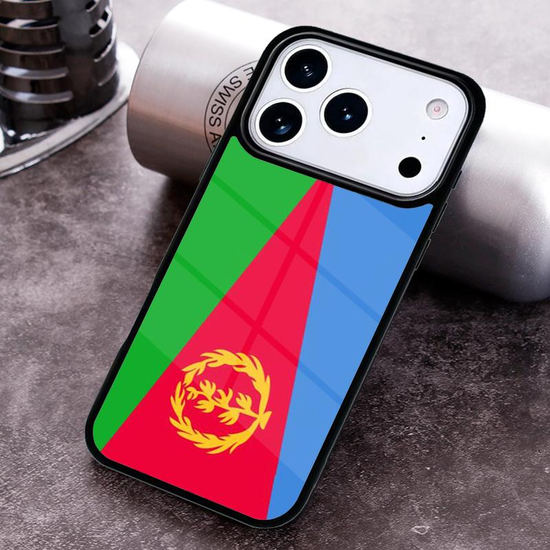 Eritrea Flag Phone Case For iPhone 17 16 15 14 13 12 11 Pro Max Plus 17Air Soft Silicone Cover