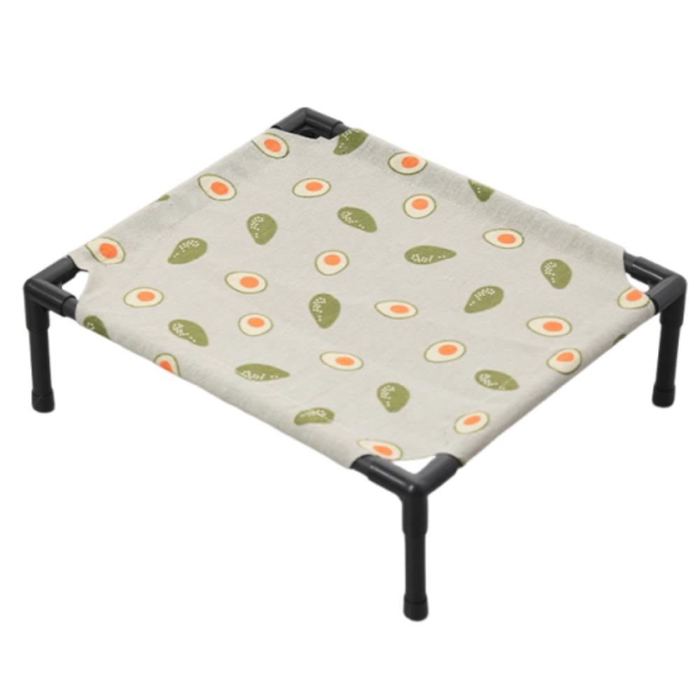 Detachable Pet Camping Bed Breathable Mesh Cat Sofa Bed Universal Cat Sleeping Bed Outdoor Camping