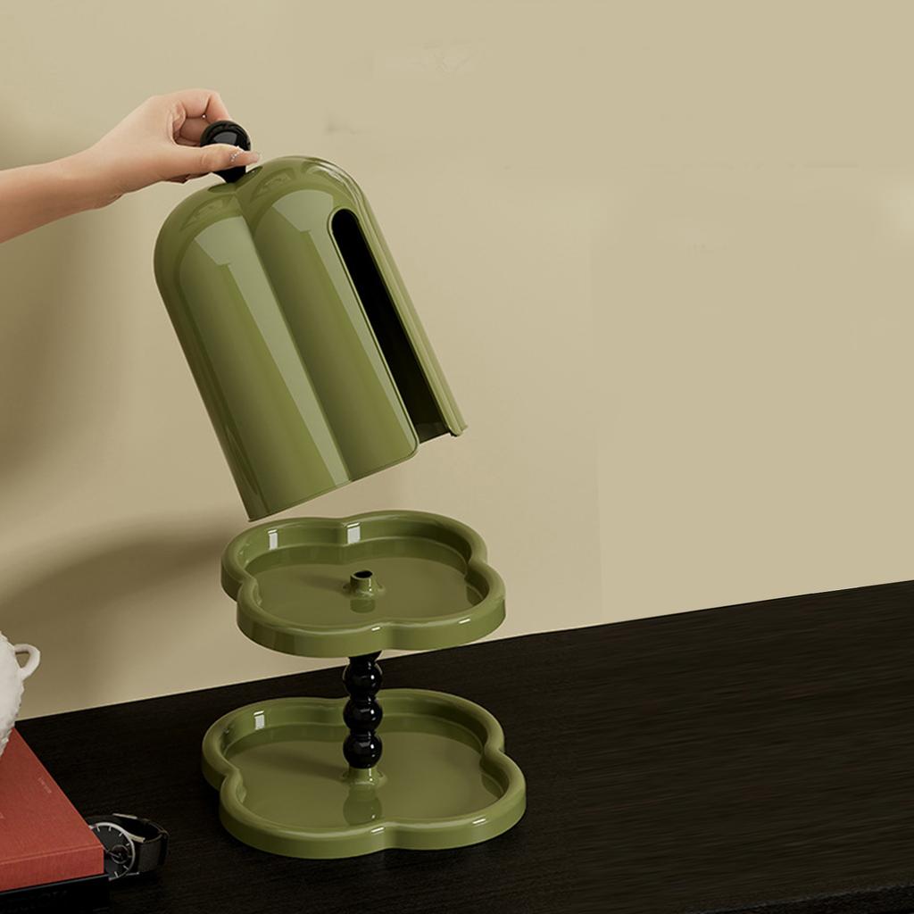 Fashionable Tissue Dispenser Versatile Cosmetic Tissue Storage Box for Modern Interiors Bedroom Household Decoration
