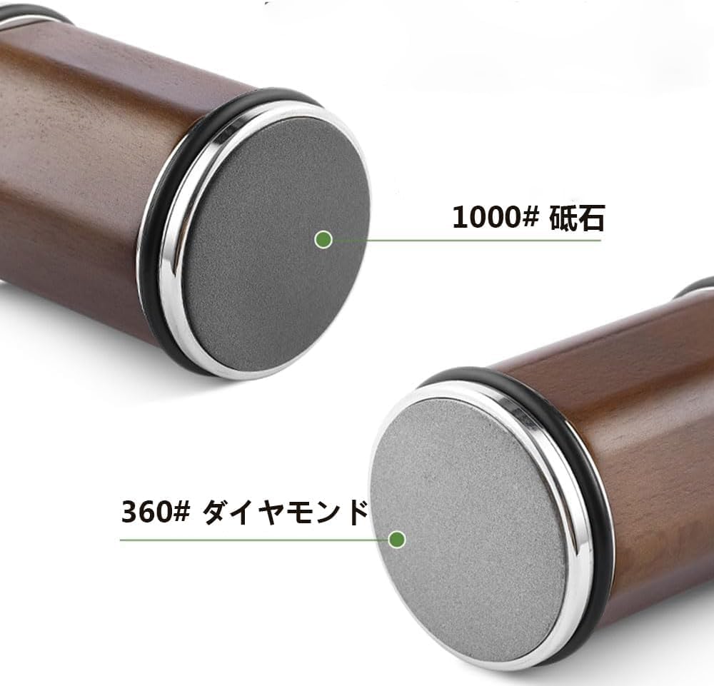 Ручная точилка для ножей Роликовая точилка Алмазные и корундовые шлифовальные круги для любой твердости Включает магнитное основание с настройками угла - Стали,