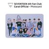 Seventeen Fan Club Carat 4th Term Goods Official Photocard KPOP