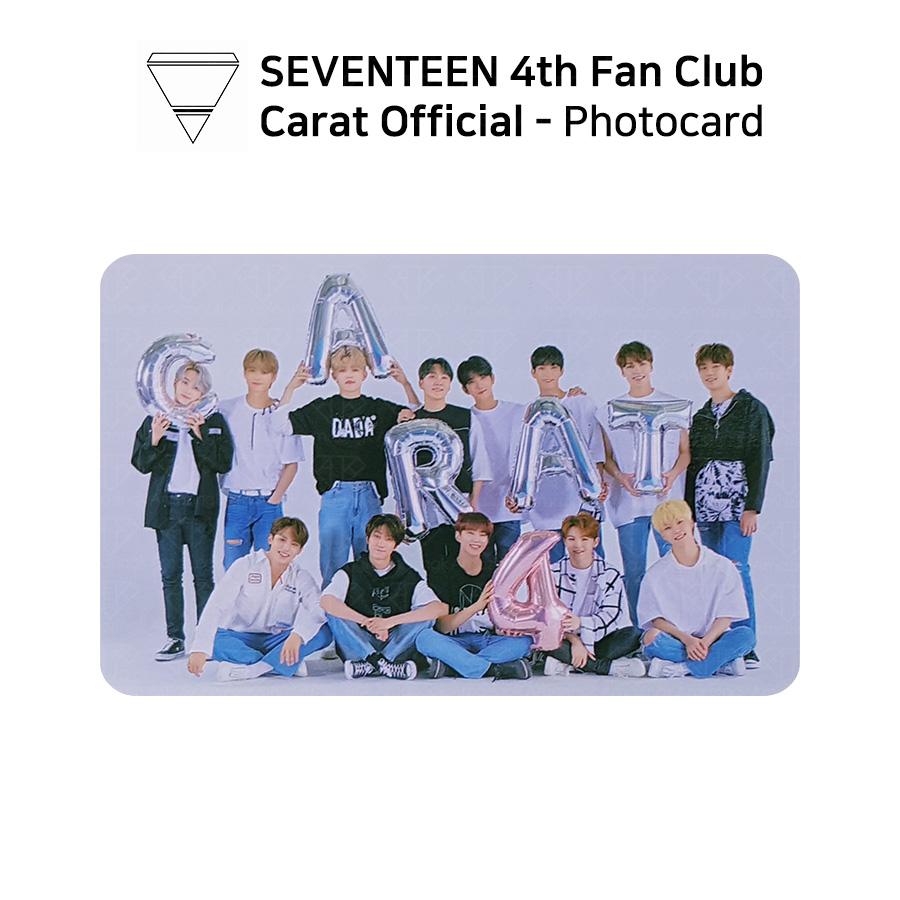 Seventeen Fan Club Carat 4th Term Goods Official Photocard KPOP