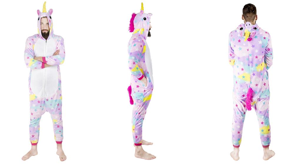 Costume, onesie, kigurumi, warm one-piece pajamas, Onesie Stars Costume - XL