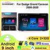 Автомобильное радио Android для Chrysler Grand Voyager 5 2011 - 2015 для Dodge Grand Caravan 2008-2020 плеер мультимедиа GPS