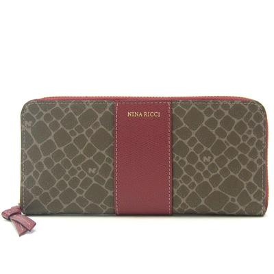 Женский кошелек Nina Ricci Grain Nouveau Бордовый 85-8004