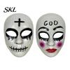 High Quality Halloween Masque for Men Women Scary Adults, Horror Realistic Cosplay Party Breathable Face Adults Accessory, Creepy Full Masquerade