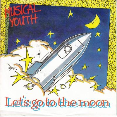 7-дюймовая пластинка MUSICAL YOUTH Lets Go To The Moon YOU9 MCA Records 1984 Великобритания Регги Ска Даб Б/у
