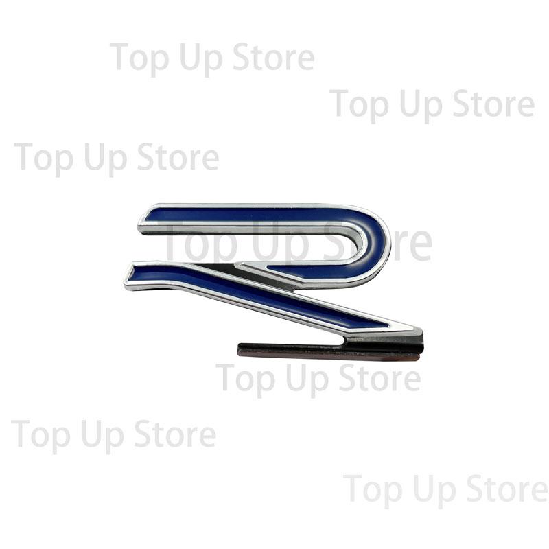 1 шт. 3D Металлическая эмблема с логотипом R, наклейка-значок на решетку радиатора автомобиля для VW CC Rline Polo Golf MK8 Touareg Passat Magotan Аксессуары