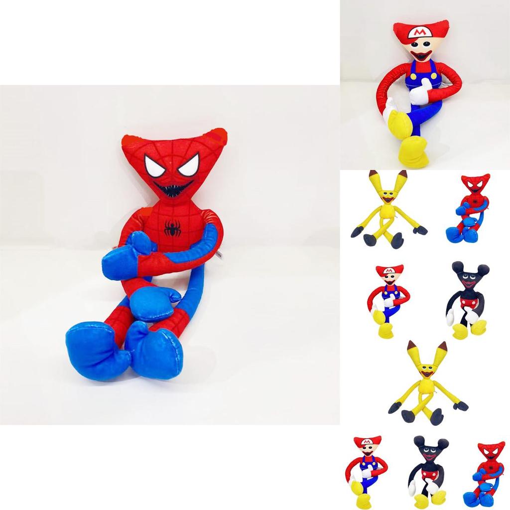 Highly Restored Character Prototypes Poppy Playtime Huggy Wuggy Plush Cos Spiderman Mickey Mouse And Mario