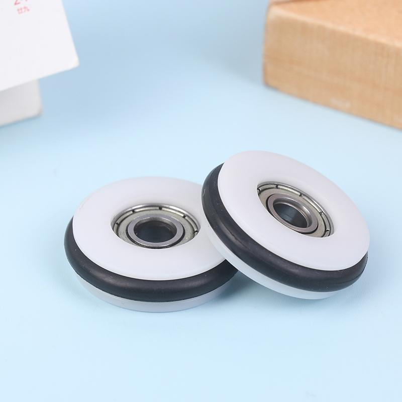 6*28*8Mm Buna-N Rubber O Rubber Ring Silent Elastic Wheel 696 Bearing Roller Mute Elasticity Roller Pulley