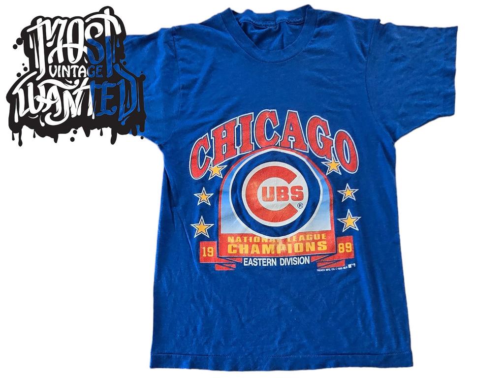 1980s Vintage Chicago Cubs Division Champions Shirt.