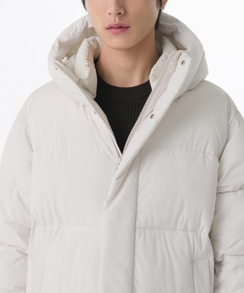 Musinsa Standard Daily Puffer Long Padded Parka [Dusty Cream]