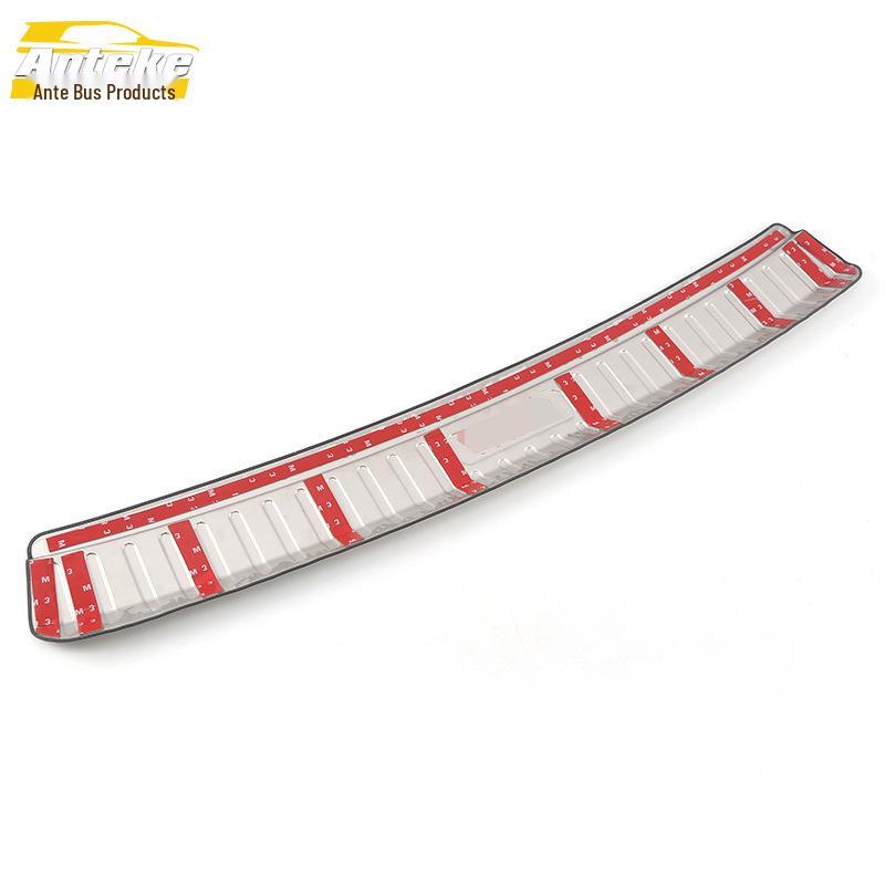 15 X6 Rear Guard Plate Sequin: Stainless Steel Tailgate Trunk Protection Pedal Modification Accessories.