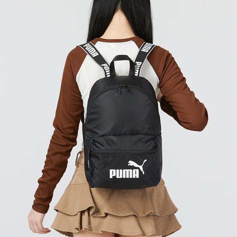 New PUMA Fabric Backpack Regular Women's Black 079852-01