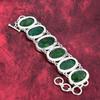 Восхитительные ювелирные изделия из замбийского изумруда, созданные в лаборатории, браслет из стерлингового серебра 925 пробы, ювелирные изделия из драгоценных камней, красивые изумрудные украшения ручной работы