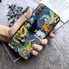 Чехол для телефона для Moto G86 G85 G75 G15 G05 G56 G72 G53 G54 G84 G60 G31 G32 G24 G 5G G Play Звездная ночь Ван Гог кот