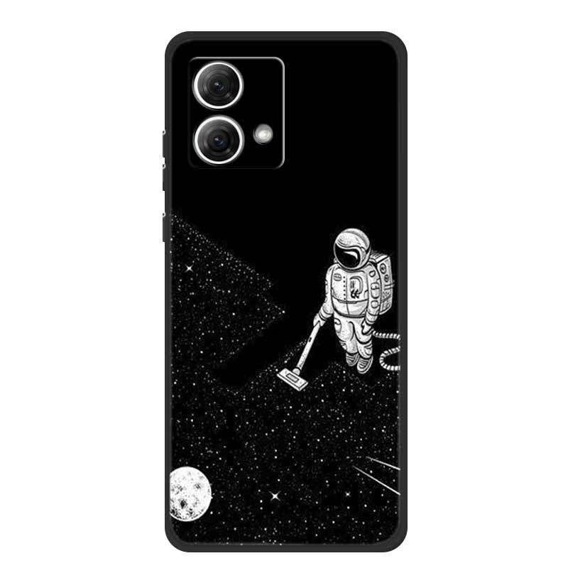 Рождественские чехлы Fundas для Motorola Moto G54 Европа Чехол для телефона Мягкий силикон ТПУ Capa Moto G54 Fundas XT-2343-1 Астронавт Coque
