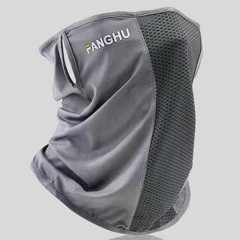 Mesh Breathable Ear Loop Mask Elastic Sunscreen Anti-Uv Face Covering Thin Breathable Sports Neck Gaiter For Women Men