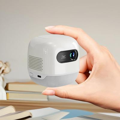 Vivicine Умный мини-проектор Smart Android13.0 HD DLP 5G Wi-Fi Bluetooth5.3 Встроенный аккумулятор 8400 мАч для проекции на открытом воздухе