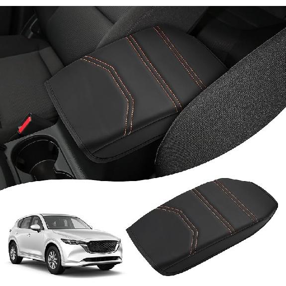 Накладка на центральную консоль Autorder для 2023 2024 2025 Mazda CX-50 CX50 Аксессуары Чехол на подлокотник Кожаная подушка подлокотника Защита от царапин с