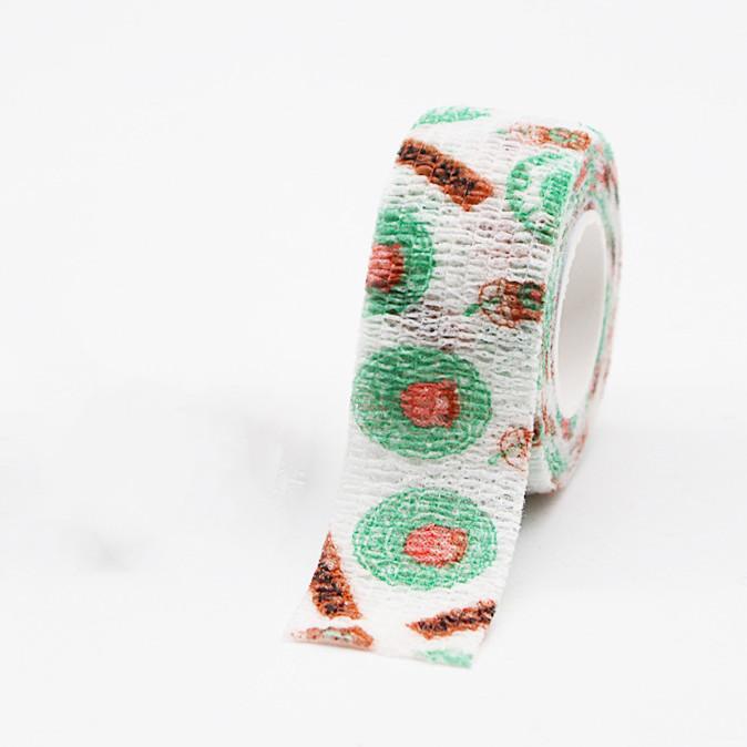 1 рулон самоклеющейся эластичной повязки, эластопласта, спортивной оберточной ленты, защитной ленты для кожи, повязок, повязок на раны, повязок для первой помощи