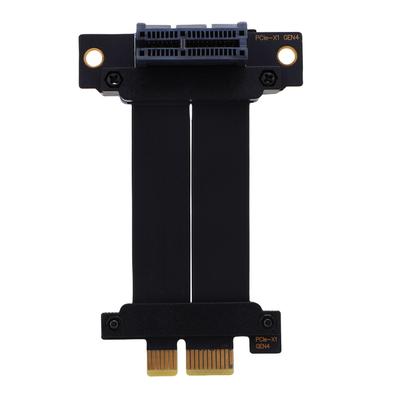 Кабель-удлинитель PCI E 4.0 для видеокарты GPU, кабель-удлинитель PCIE 4.0 1X, разъем 90 градусов для M.2, USB, звуковой карты B