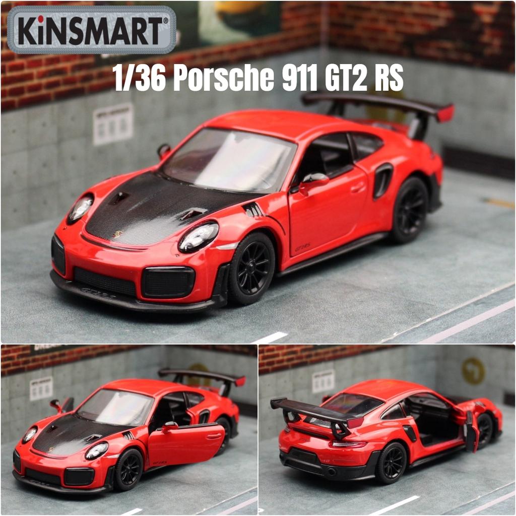 pdbn6 KiNSMART Toy Car Model 1/36 Porsche 911 GT2 RS Super Racing Alloy Diecast Miniature Vehicle Collection Gift For Children Boy Kid