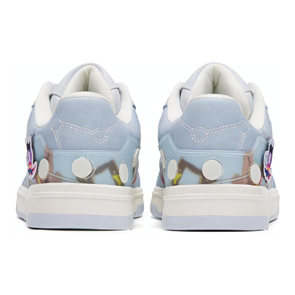 Anta Аэродинамические кроссовки Flight Chess, удобные, универсальные, нескользящие, износостойкие, низкие, женские, светло-голубые, белые 122319238-3