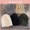 Brim No Knit Cap Men Women Warm Wool Beanie Autumn Winter Casual Decoration Wear