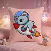 Cute Koala Vibes Cushion Cover Premium Comfort Reversible Pillow Cove Two in One Design for Any Room  Car Interior