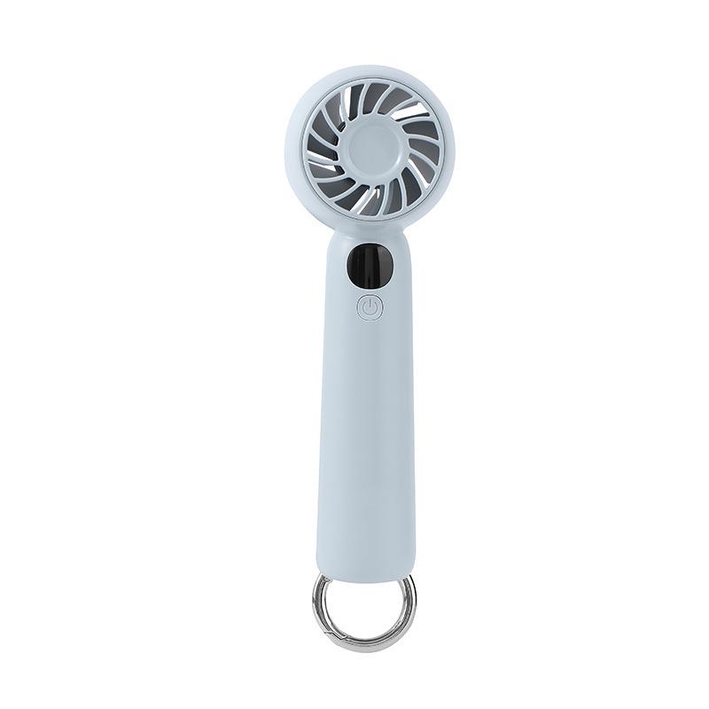 Compact USB Rechargeable Handheld Fan with 5-Speed Settings and Long Battery Life