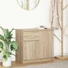 VidaXL Buffet with Drawer Sonoma Oak 71x35x65 Cm Engineered Wood, Storage Furniture, Buffet, Entryway Furniture, Furniture 861600