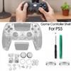 Crystal For PS5 Full Set Game Controller Shell Protector Housing Shell Protective Case