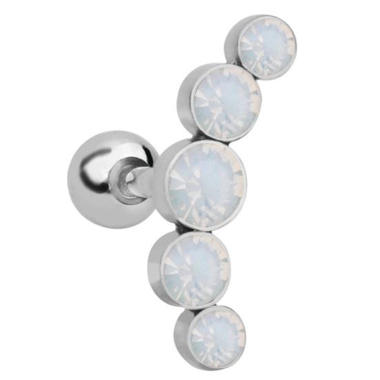 Серьги-гвоздики Модные Уникальный дизайн Металлические Элегантные Клипсы для ушей для улицы