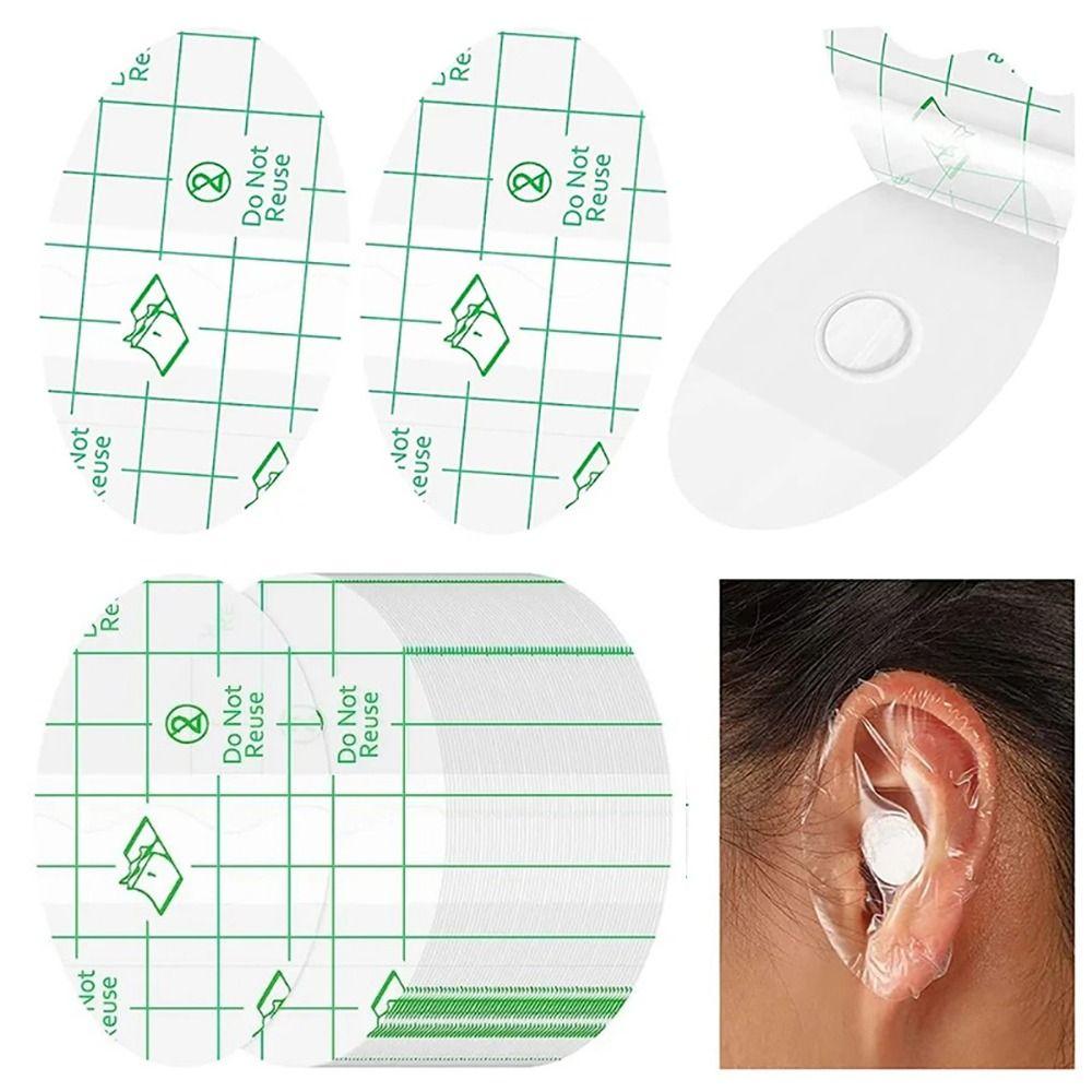 20 шт. водонепроницаемые амбушюры для душа ребенка одноразовые наклейки для ушей для детей и взрослых