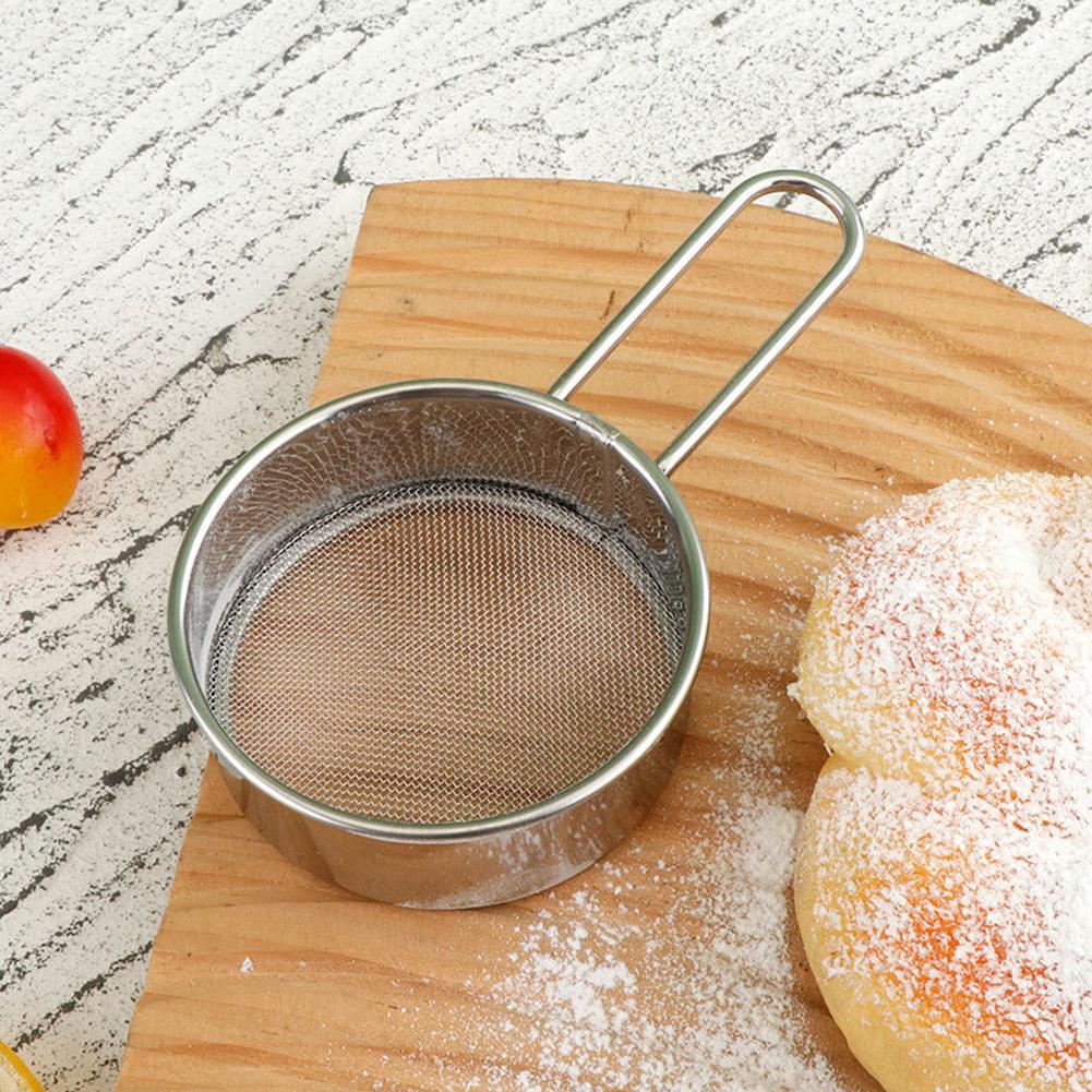 Baking And Cooking 11.5*6.5*2.3cm Flour Sifter Efficient Baking Sugar Strainer Fine Mesh Sieve Efficient Sifting