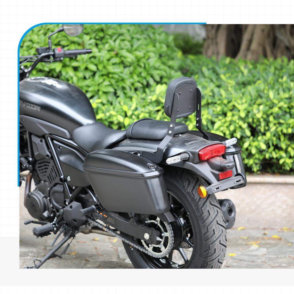 Для Kawasaki Eliminator 500 2024 2025 Мотоцикл Eliminator 500 Съемная спинка для заднего пассажира Сисси-бар с подушкой