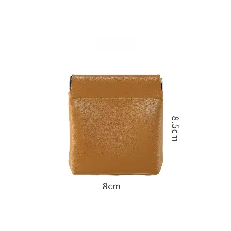 PU Leather Coin Money Change Purse Men Women Mini Coin Purse Card Holder Money Bag Small Coin Storage Wallet Purse