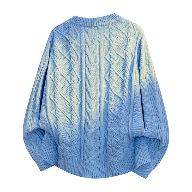 Pullovers Long Sleeves Sweaters Unisex Sweater Paragraph Round Neck Diamond Plaid Knitted Bottoming Shirt Autumn Winter Loose Casual Warm Wool Tops